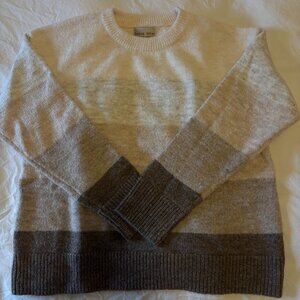 Becool Colorblock Crewneck Sweater – Neutral – M/L – NWOT)